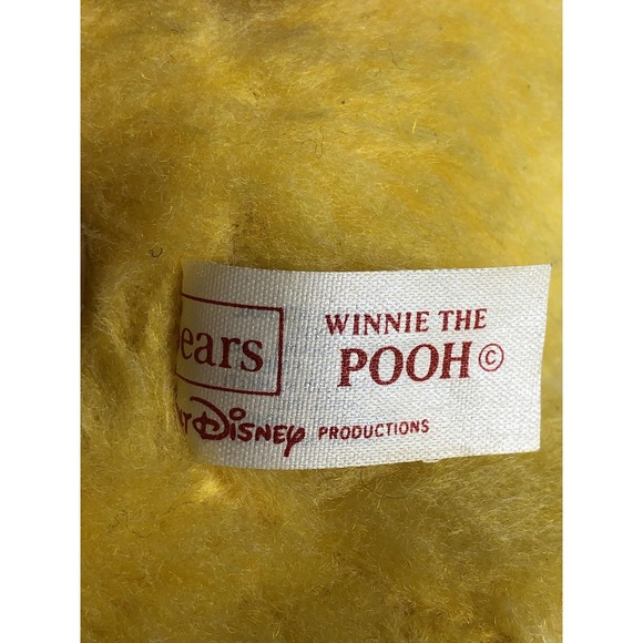 Vintage Disney Winnie the Pooh Plush Bear Sears Stuffed Animal Toy - Picture 8 of 8